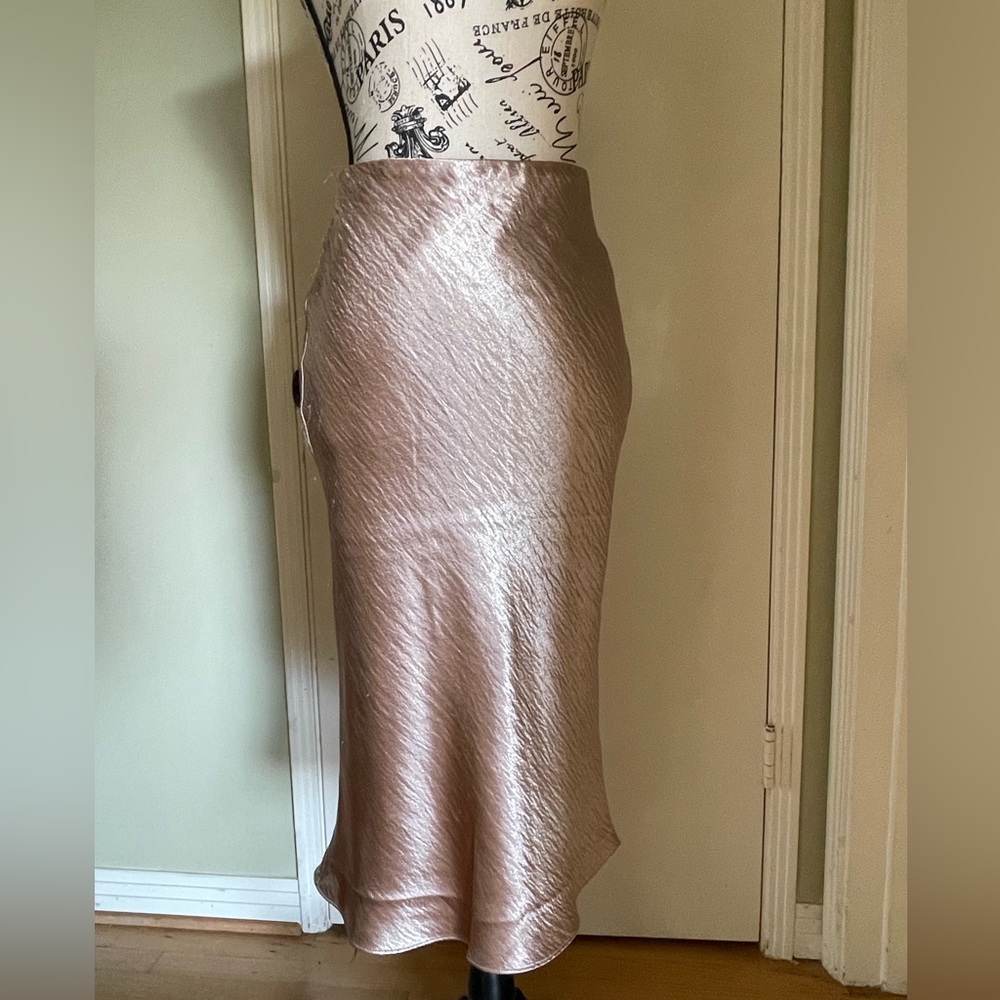 Banana Republic Satin Skirt midi length